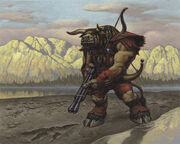 Kalnuf Eagleheart, таурен охотник.