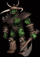 Un Grunt en las cinemáticas de Warcraft II.