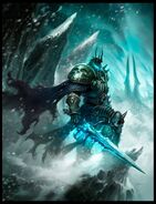 The Lich King in Icecrown (by Phrolian Gardner).