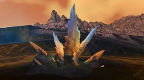 Un gisement d'Azérite en Silithus.