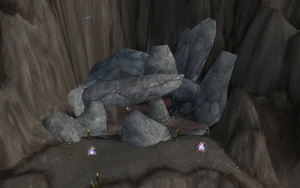 Wejście do jaskini Zimowej Łuski