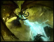 "Eye Blast" in de TCG. He gebruikte deze vaardigheid ook in World of Warcraft.