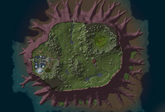 Carte en jeu de Teldrassil