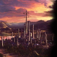 Citydalaran.jpg (29 KB) Dalaran przed zniszczeniem. Najwyższa wieża miasta to iglica Fioletowej Cytadeli