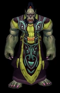 Orkmale greyskin.jpg (26 KB) Ork z klanu Czarnej skały posiada szarą skórę