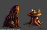 Dead Mire Mushrooms Concept Art Peter Lee 2