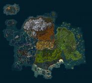 Minimapa Pandarii z wersji beta
