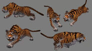 Tiger Model Art Panel