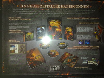 Der Inhalt der Collectors Edition (Spiel,Dvd,TCG-Karten,Mousepad,Soundtrack)