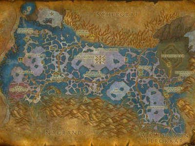 Zangarmarschen Karte