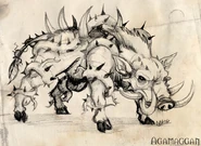 Fan art d' Agamaggan par Weremagnus