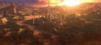 Dalaran przed swoim zniszczeniem przez Plagę.