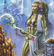 , a padroeira de toda a vida, esposa de 