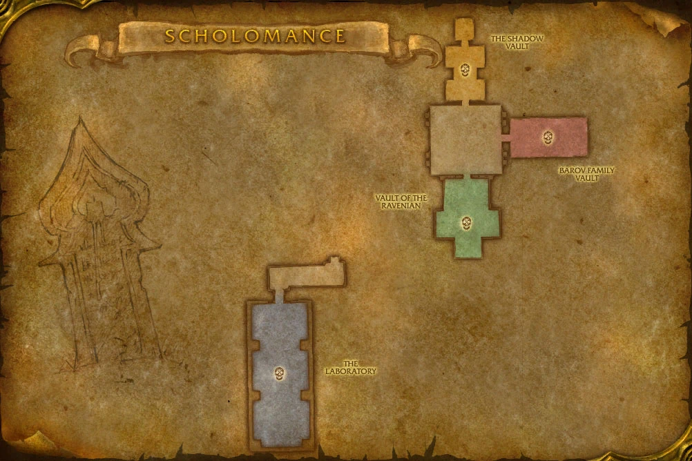 5. Карта подземелий вов. Стратхольм карта. Аркатрац карта. Карта подземелий вов.