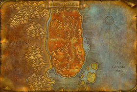 Durotar map Classic
