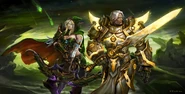 Turalyon et Alleria sur Argus fan art.jpg (1,52 Mio) Fan art