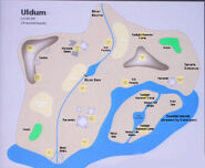 Concept plattegrond van Uldum van Blizzcon.