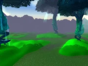 Drzewa w Emerald Forest