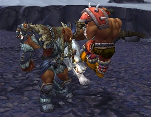 Ga'nar en train d'exécuter son neveu, Skal