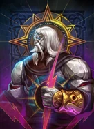 Ra-den, signature art dans Hearthstone