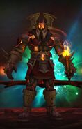 L'avatar corrompu d'Aggramar tel qu'il apparaît dans Antorus