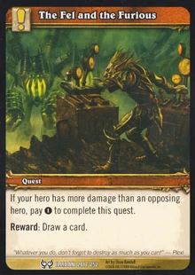 The Fel and the Furious TCG Card