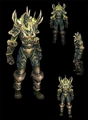 A female orc wearing Warlord's Pursuit