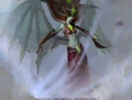 Blood-Queen Lana'thel in the TCG.
