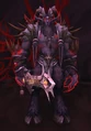 A Emerald Nightmare corrupted armored satyr.