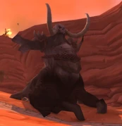 Mannoroth's remains in Orgrimmar.