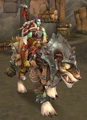 A Warspear Lieutenant patrolling Warspear on her worg