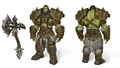 Shadowlands concept for Thrall, incorporating both his Battle for Azeroth design and the Doomhammer plate.