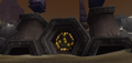 The Scarab Wall, before the gate was opened.