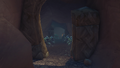 Gol Var's entrance behind the Forgotten Lodge.