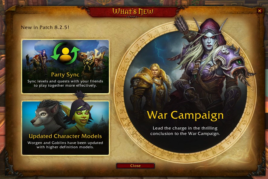 Patch 8.2.5 Wowpedia Your wiki guide to the World of Warcraft