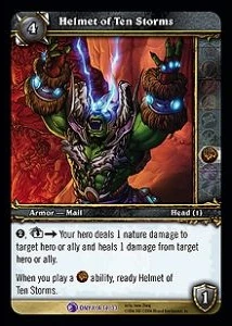 Helmet of Ten Storms TCG Card