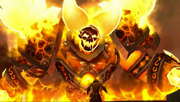 Thrall and Ragnaros