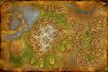 Map of the Alterac Mountains prior to Wrath of the Lich King.