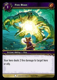 Fire Blast TCG Card