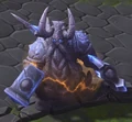 Muradin using the Heroic ability Avatar.