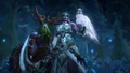 Malfurion, Tyrande and other night elves in Darkshore