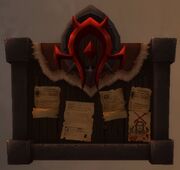 Warchief's Command Board - Wall