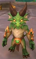 A green drakonid hatchling.