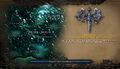 Icecrown seen on a Warcraft III map loading screen.