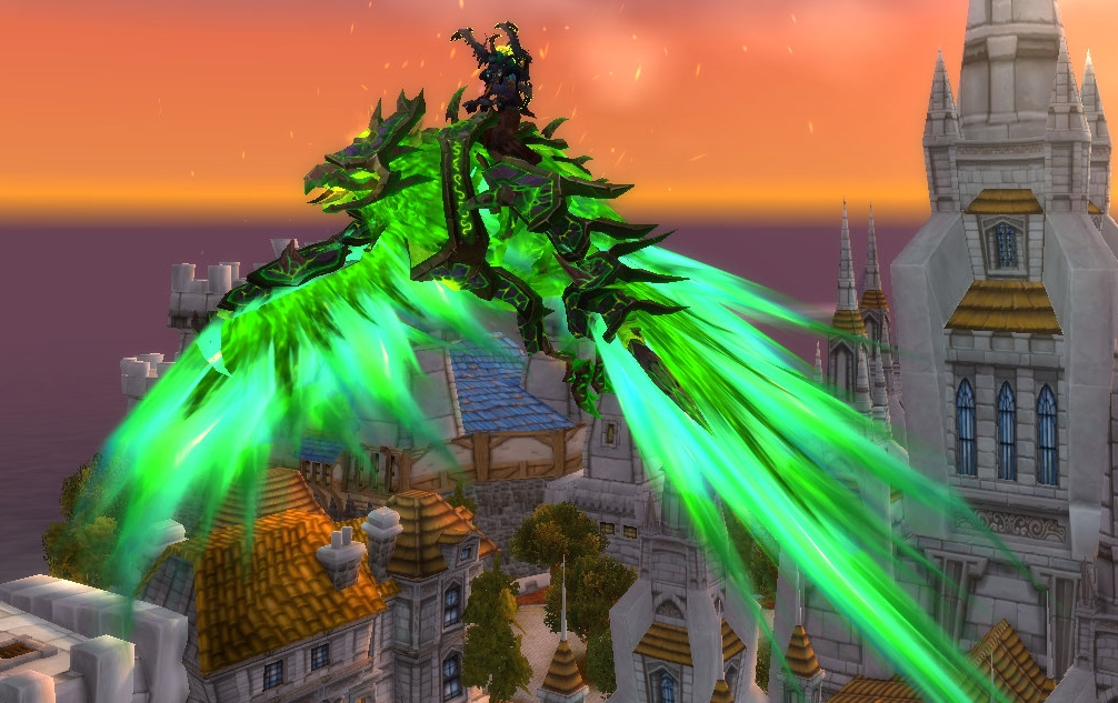 green fire hawk mount