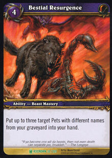 Bestial Resurgence TCG Card