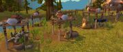 A tauren gravesite.