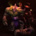 A plague eruptor and zombie.