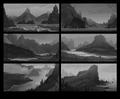 Mountan and terrain shapes.