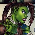 Garona as she appears in the comic.